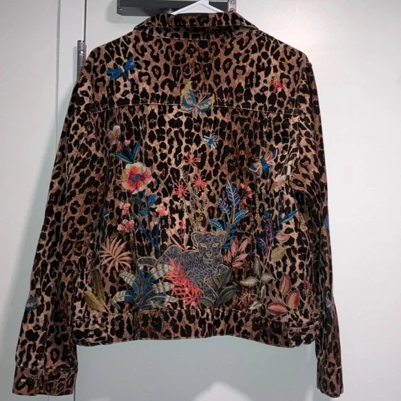 Johnny Was Animal Print Jacket - Picture 5 of 7